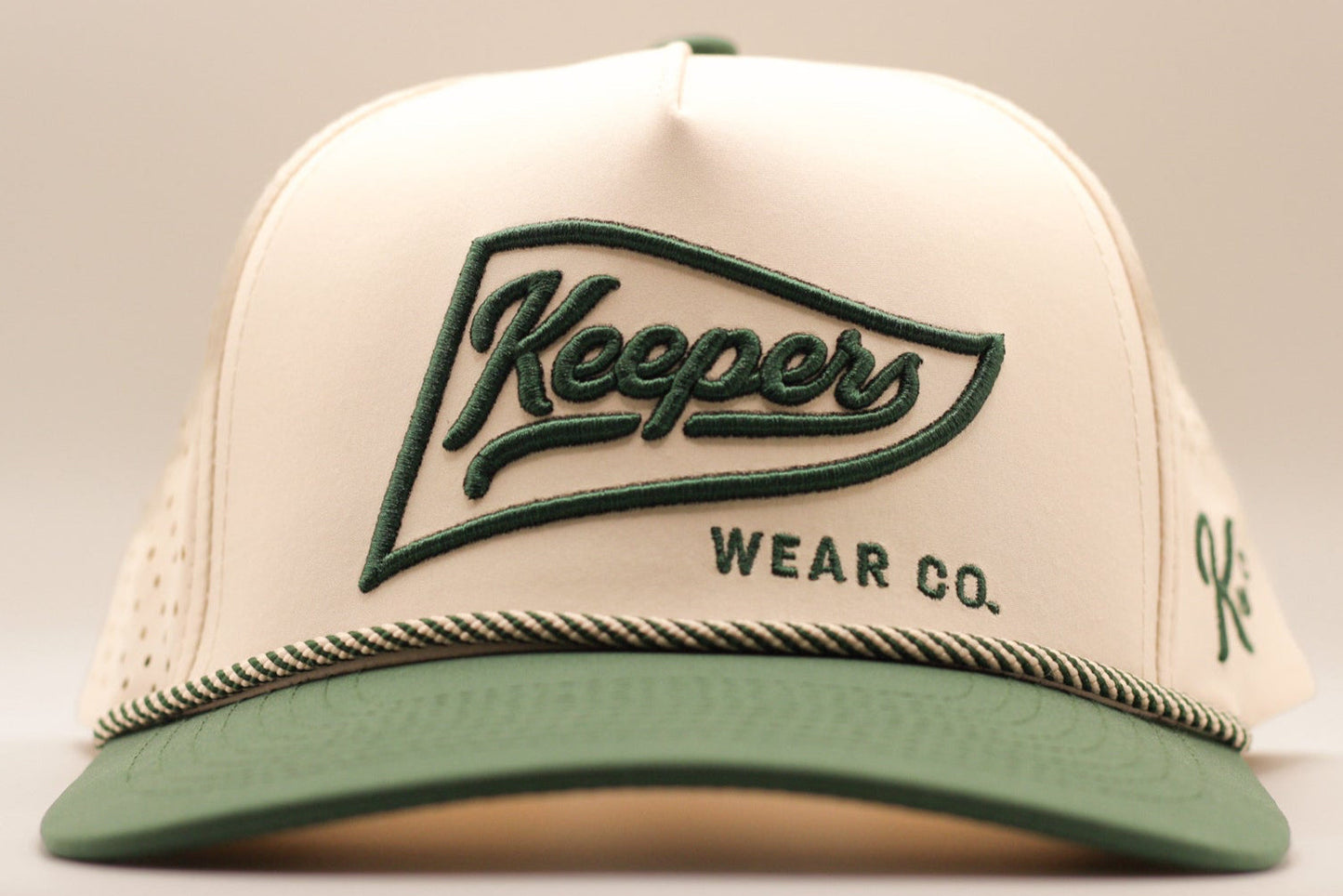 Keepers Pennant Cap - Green/Tan